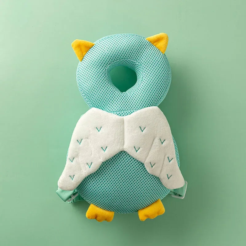Baby Head Protector Backpack Pillow for Kids 1-3Years, Baby Park accessory, Toddler Children Soft PP Cotton Protective Cushion Cartoon Security Pillows