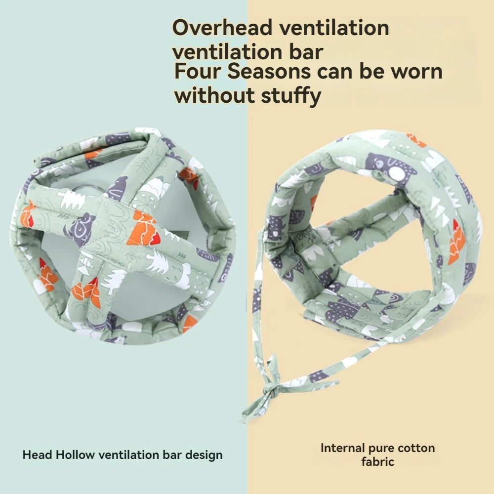 Baby Head shaper, Soft & Breathable Cotton Material, For Infants Learning to Sit and Crawl, Prevents Head Injuries