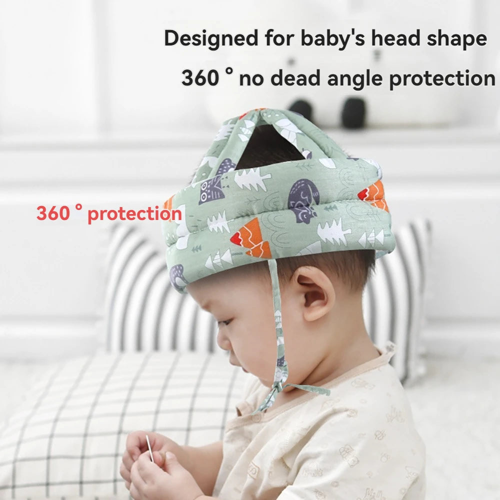 Baby Head shaper, Soft & Breathable Cotton Material, For Infants Learning to Sit and Crawl, Prevents Head Injuries